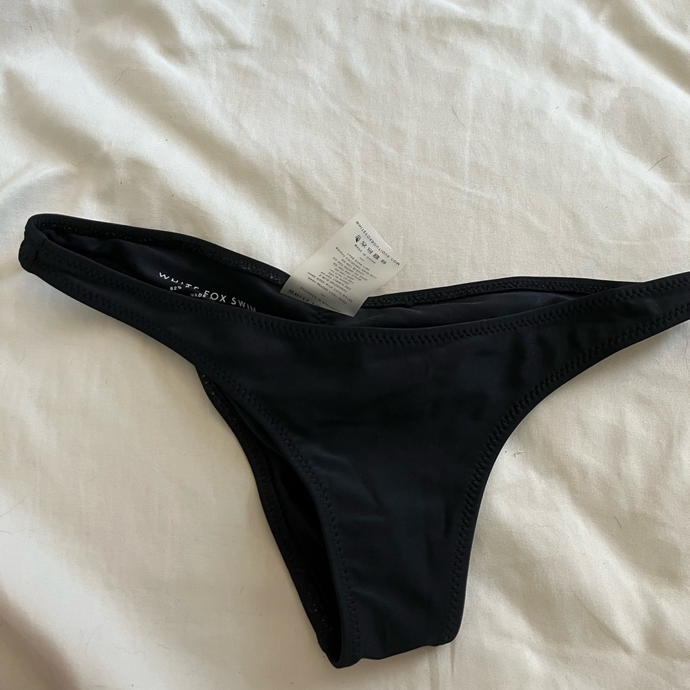 Black Bikini Bottom Whitefox